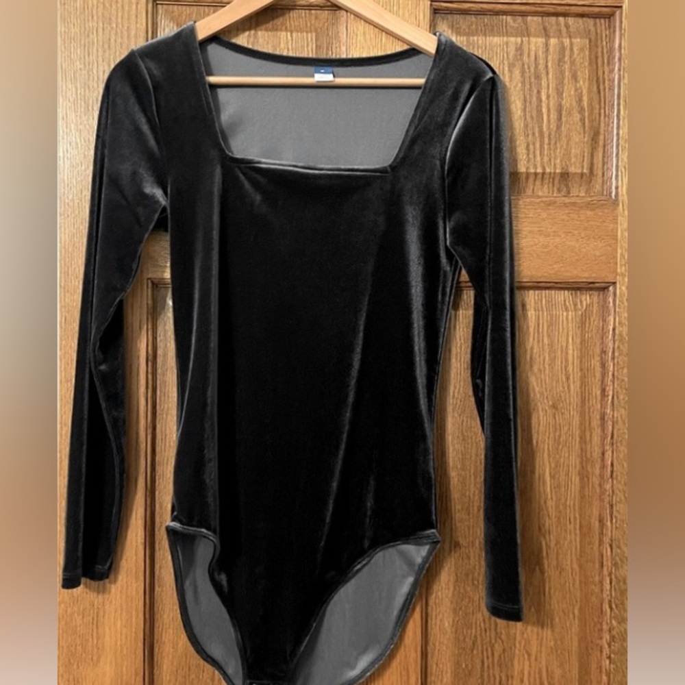 Old Navy Velvet Bodysuit NWT